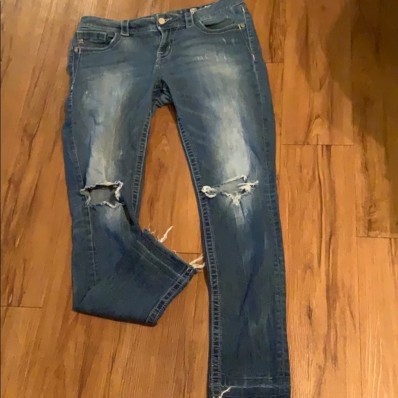 Miss Me Denim - Miss Me Distressed Jeans Mid Rise Skinny